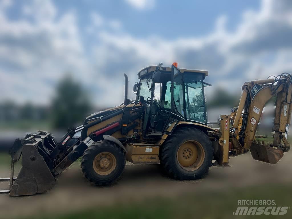 CAT 428 Экскаваторы-погрузчики