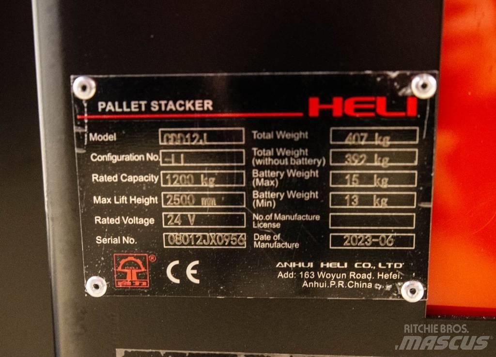 Heli CDD 12 Ручные штабелёры с электроподъёмом