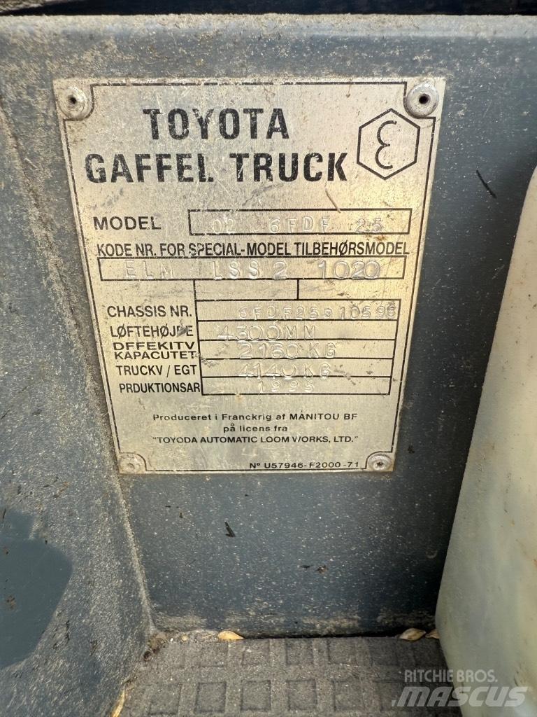 Toyota FD 25 Дизельные погрузчики