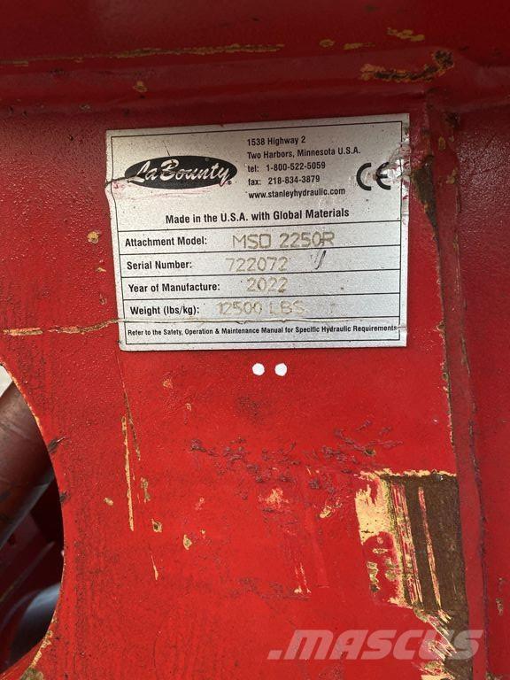 Labounty MSD2250R Навесные резаки асфальта