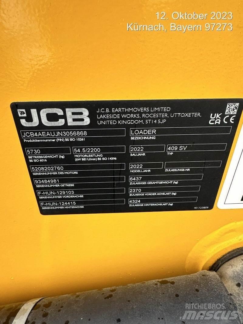 JCB 409 Фронтальные погрузчики