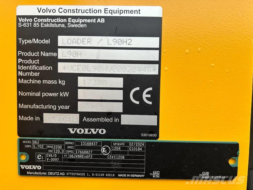 Volvo L 90 H 2 Фронтальные погрузчики