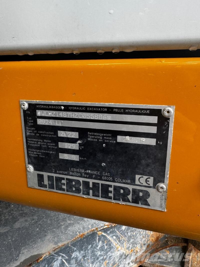 Liebherr R924 Гусеничные экскаваторы
