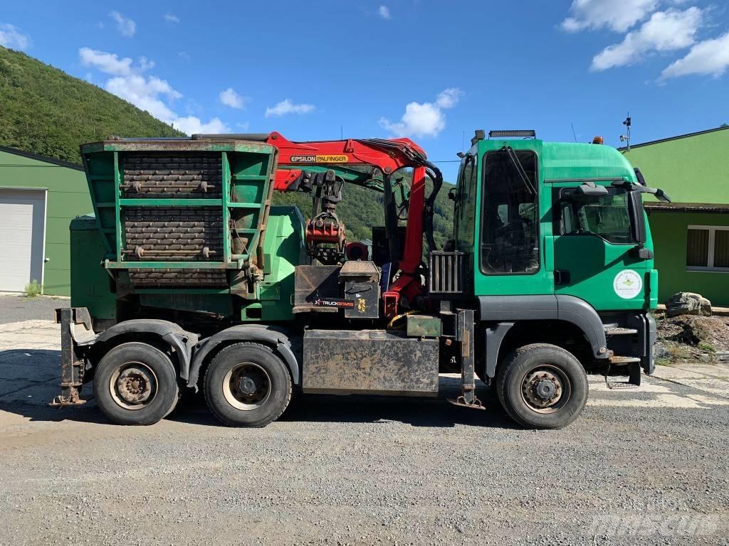MAN - JENZ TGS 6x4 Дробилки древесины