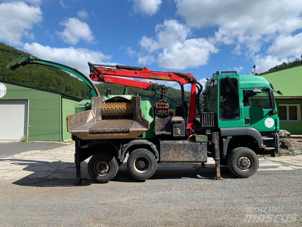 MAN - JENZ TGS 6x4 Дробилки древесины