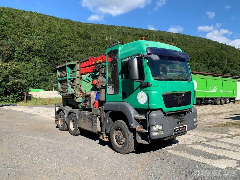 MAN - JENZ TGS 6x4 Дробилки древесины