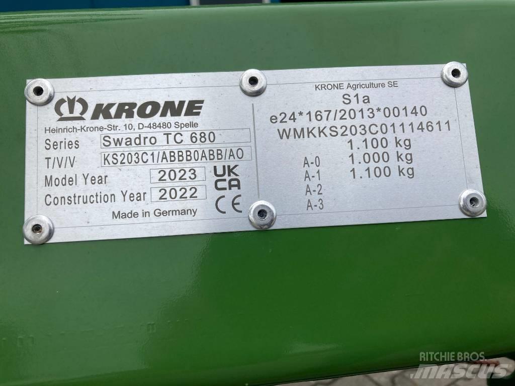 Krone Swadro TC 680 Рядковые косилки