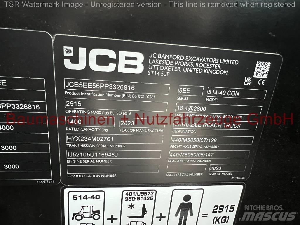 JCB 514-40 CTC -Demo- Телескопические погрузчики