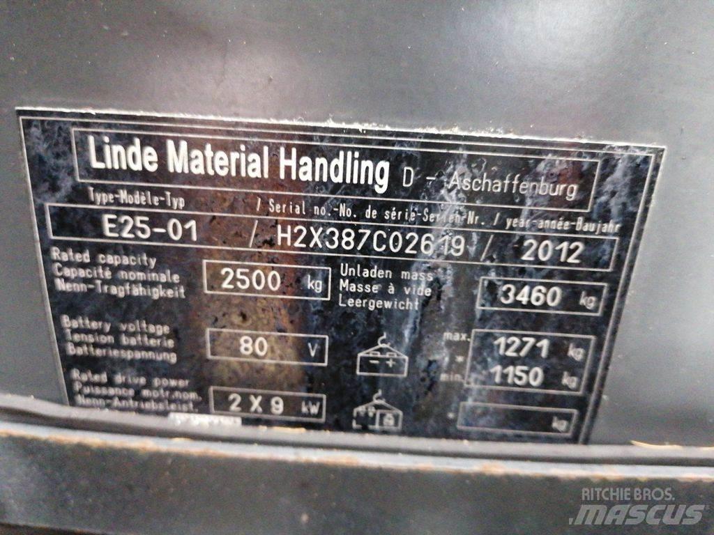 Linde E25-01 Электропогрузчики