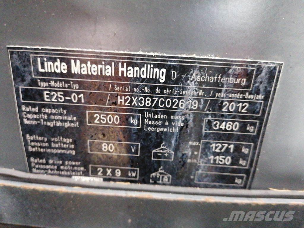Linde E25-01 Электропогрузчики