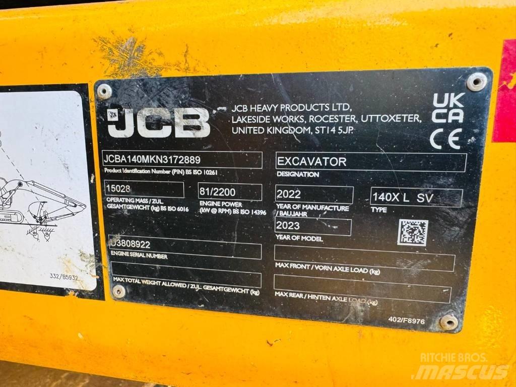JCB 140 X Гусеничные экскаваторы