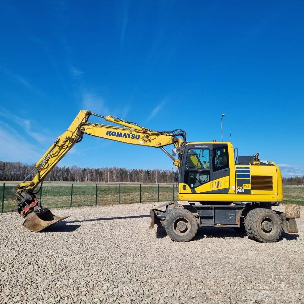 Komatsu PW160 - 11 Колёсные экскаваторы