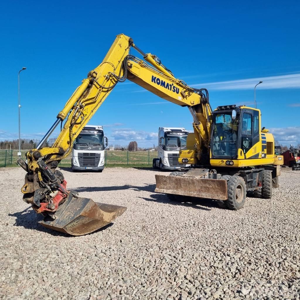 Komatsu PW160 - 11 Колёсные экскаваторы