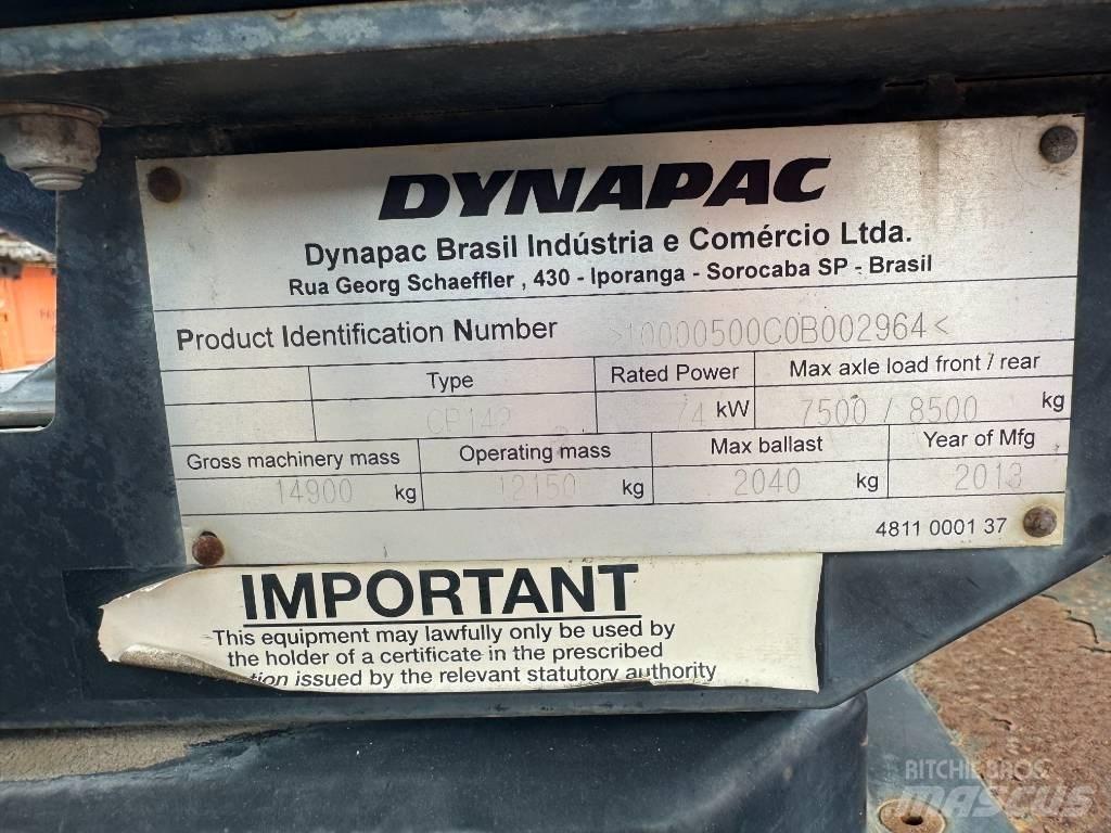 Dynapac CP 142 Пневматические катки