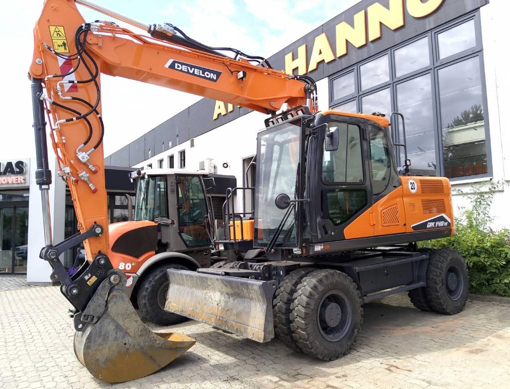 Doosan DX140W-7 Колёсные экскаваторы