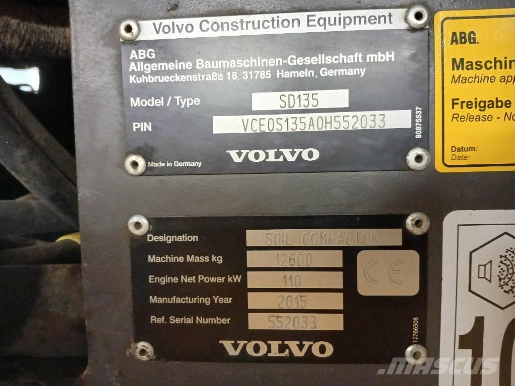 Volvo SD135, Vält Грунтовые катки
