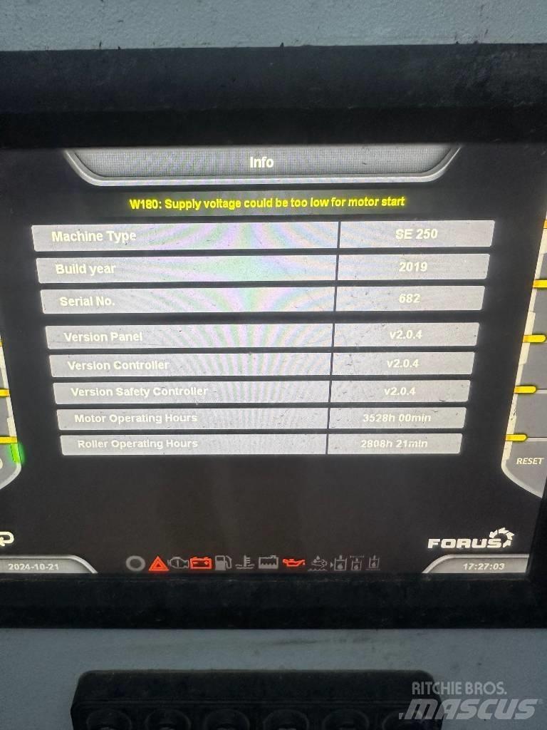 Forus SE250 Промышленные шредеры