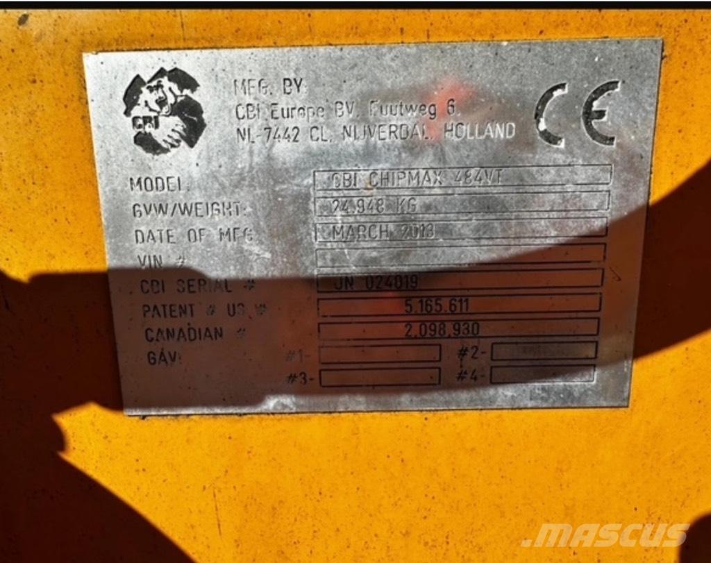 CBI Chipmax 484VT Дробилки древесины