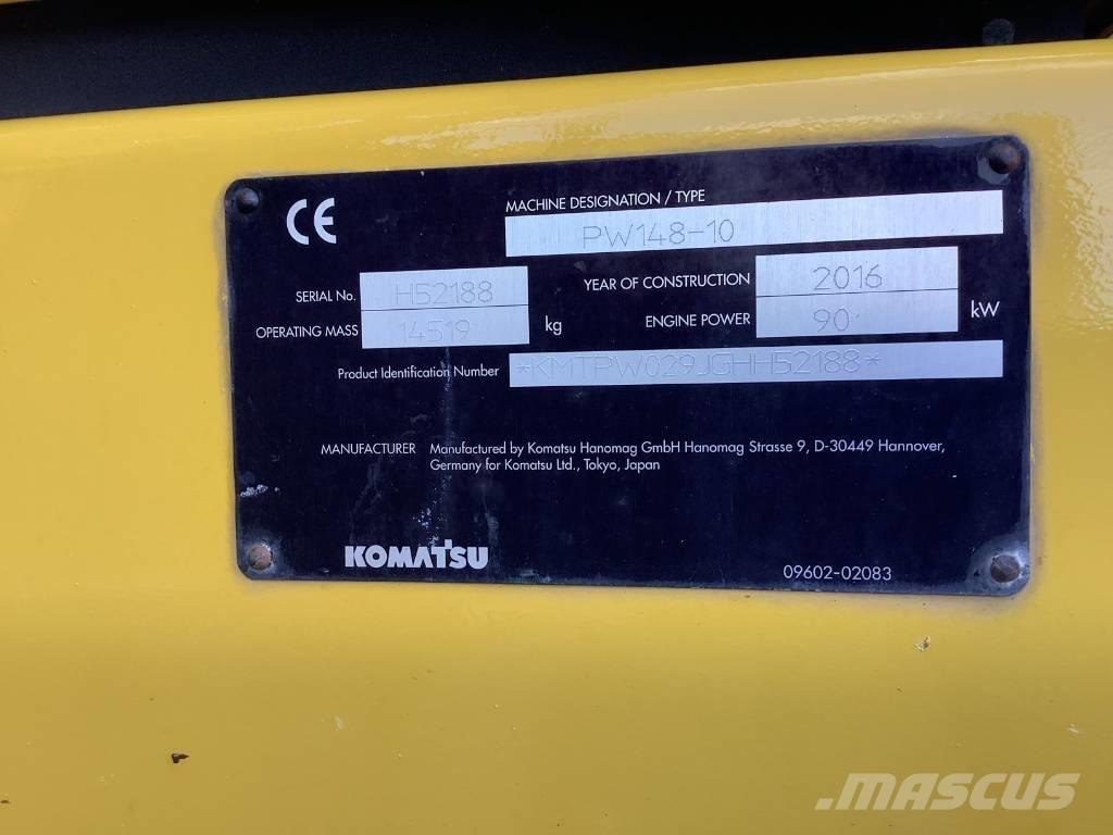 Komatsu PW148-10 Колёсные экскаваторы