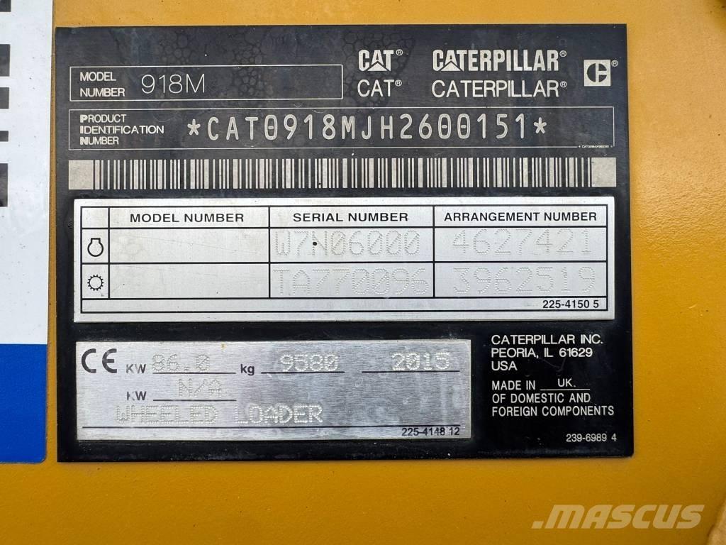 CAT 918 M Фронтальные погрузчики