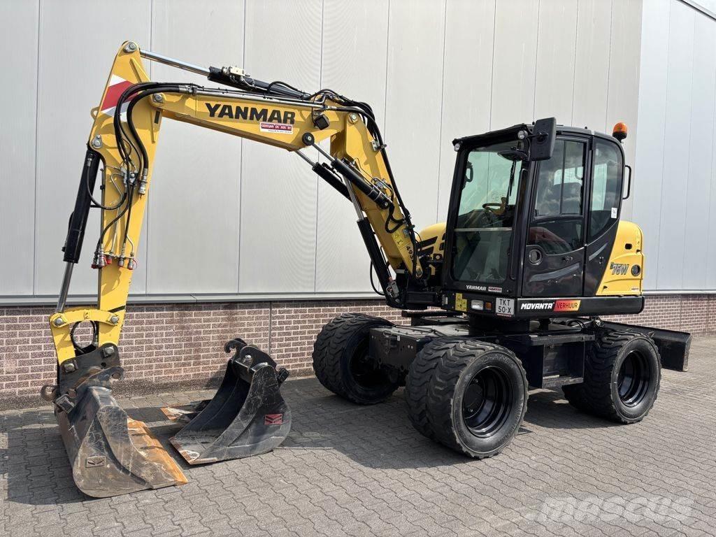 Yanmar B75W Колёсные экскаваторы