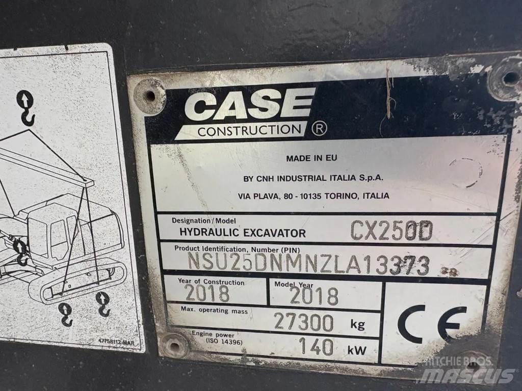 CASE CX250D Гусеничные экскаваторы