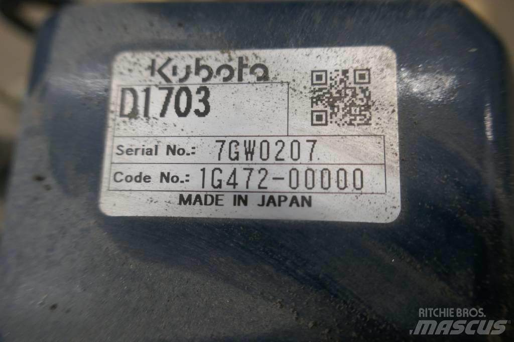 Kubota D 1703-EU1 Двигатели