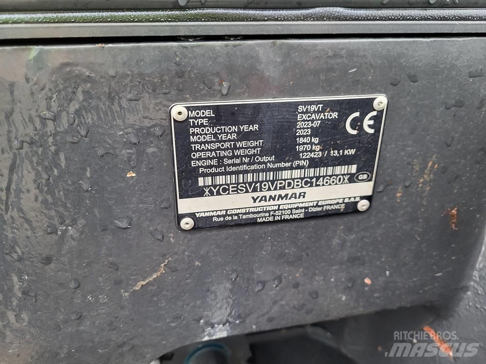 Yanmar SV 19 VT Мини-экскаваторы
