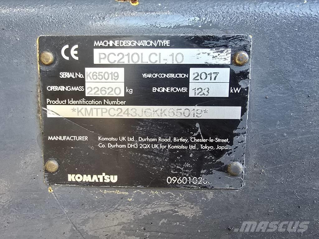 Komatsu PC210LC-10 Гусеничные экскаваторы