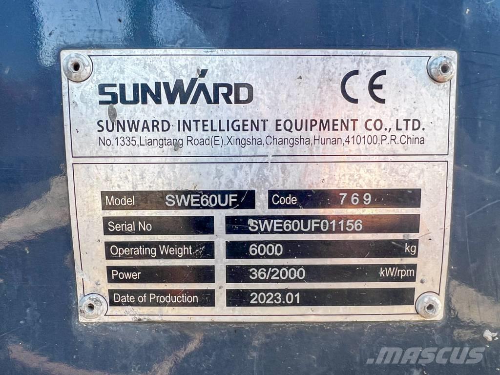 Sunward 60UF Мини-экскаваторы