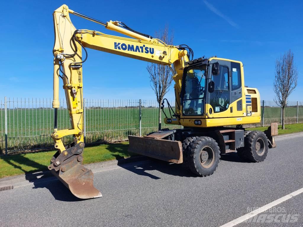 Komatsu PW148-10 Колёсные экскаваторы