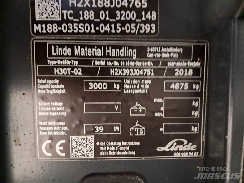 Linde H30T-02 Газовые погрузчики