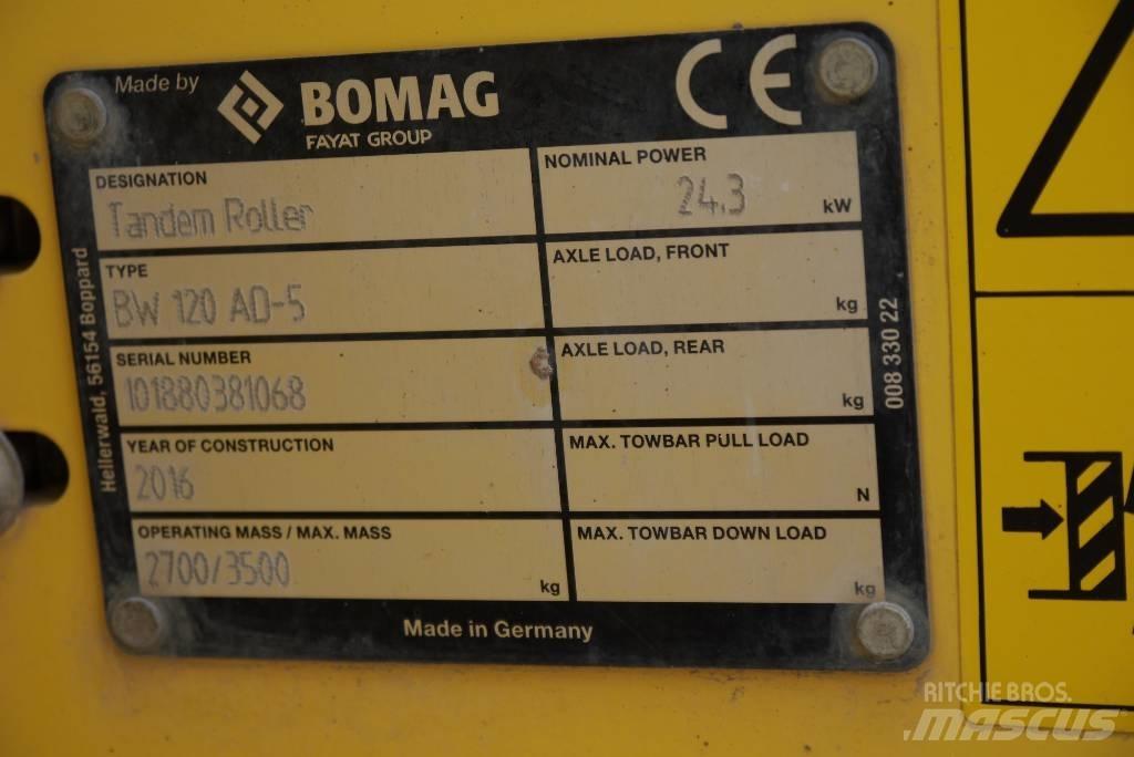 Bomag BW 120 AD-5 Катки тротуарные