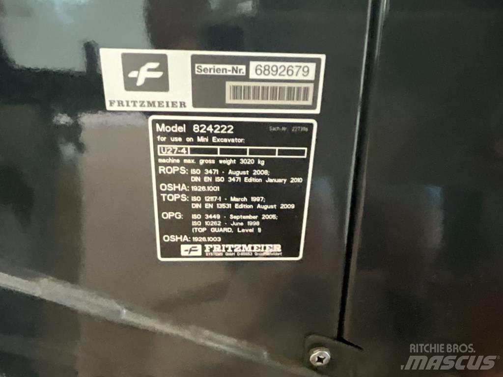Kubota U 27-4 Кабины и интерьер