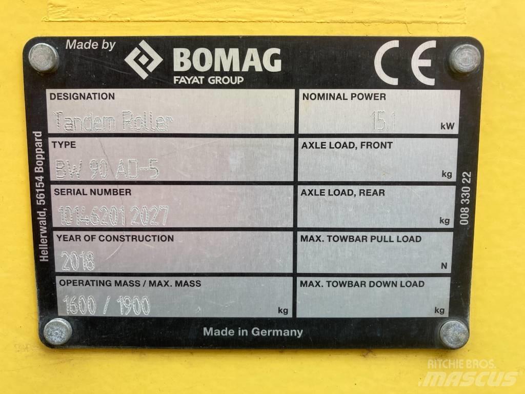 Bomag BW 90 AD-5 Катки тротуарные