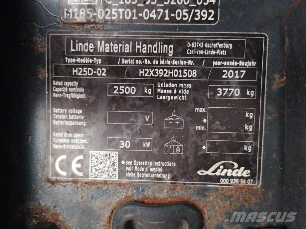 Linde H25D-02 Дизельные погрузчики