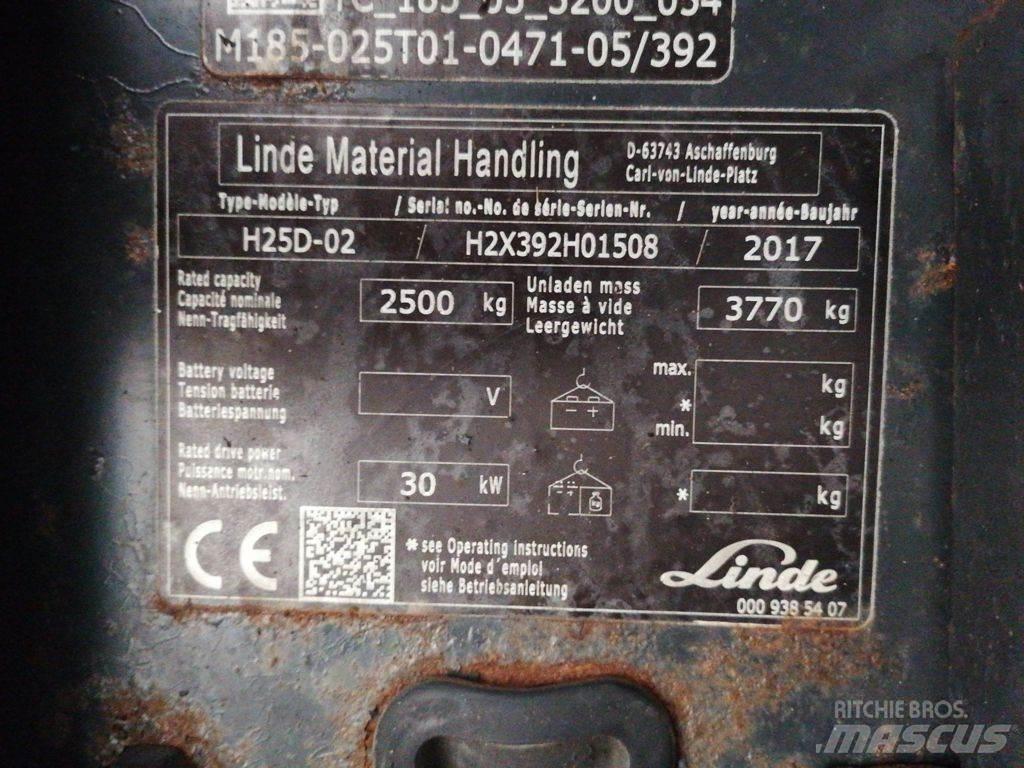Linde H25D-02 Дизельные погрузчики