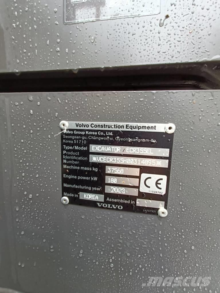 Volvo ECR 355 EL Гусеничные экскаваторы