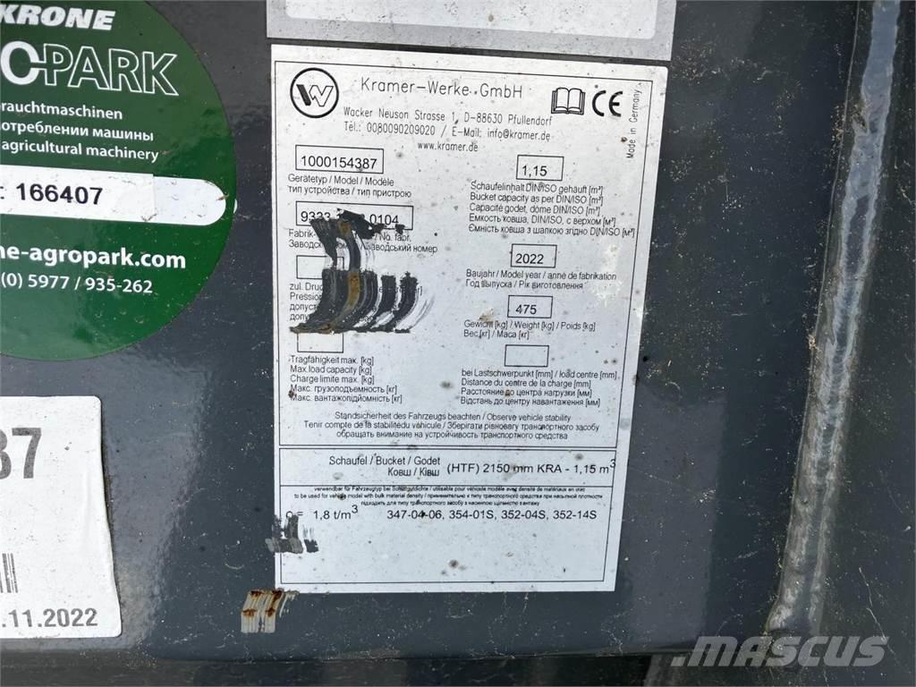 Kramer 2150 mm Навесные фронтальные погрузчики