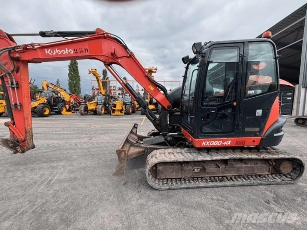 Kubota KX 080-4 Малые экскаваторы 7т-12т
