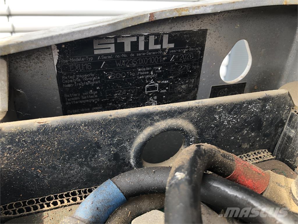 Still EXU16 Ручные штабелёры с электроподъёмом