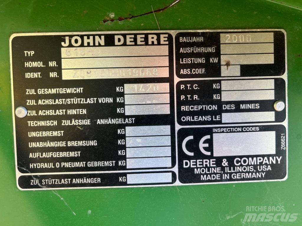 John Deere 2256 Зерноуборочные комбайны
