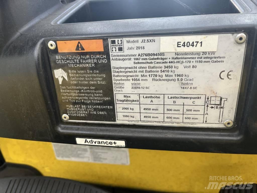 Hyster J2.5XN Электропогрузчики
