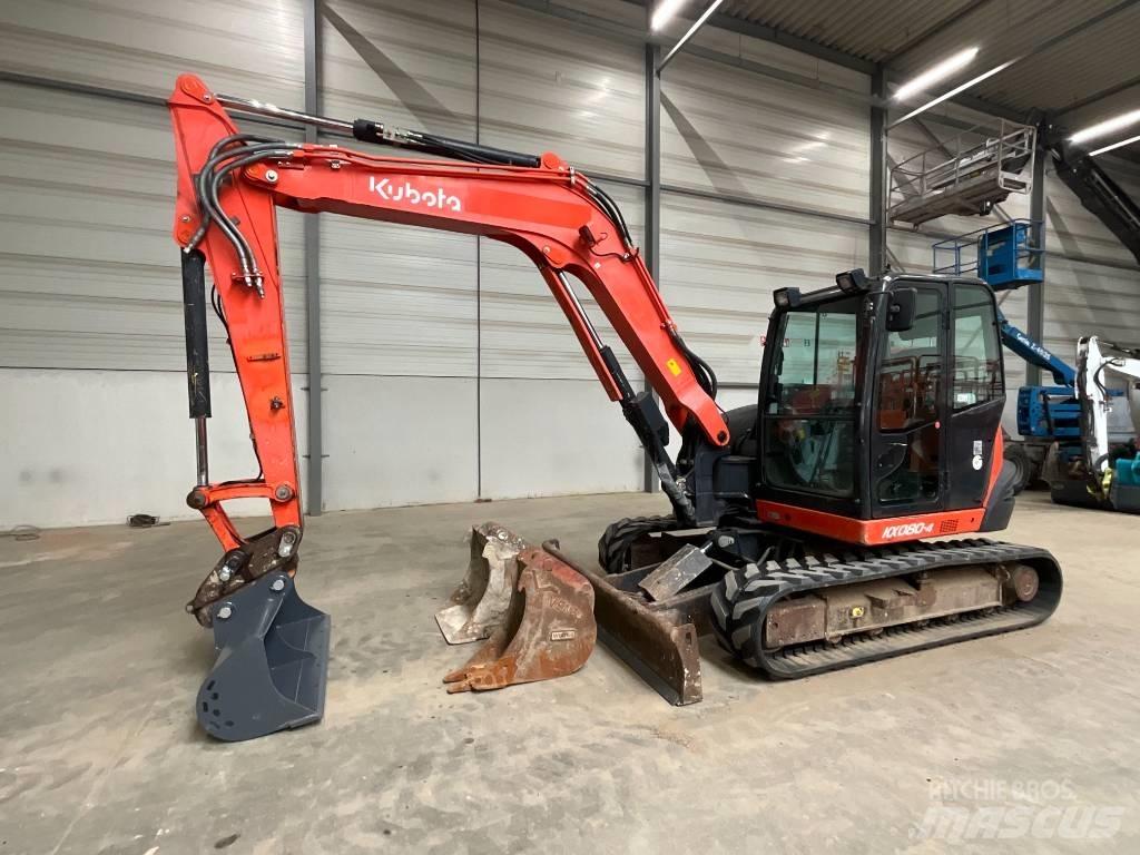 Kubota KX 080-4 Малые экскаваторы 7т-12т