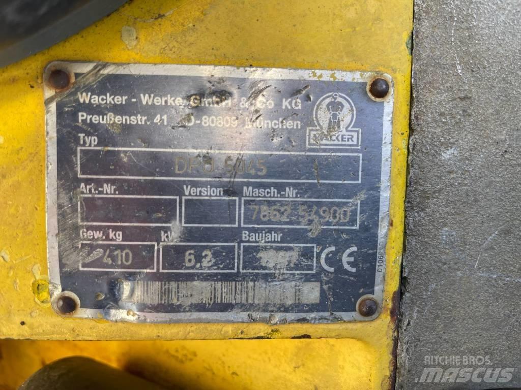 Wacker DPU5045 Виброплиты и вибротрамбовки