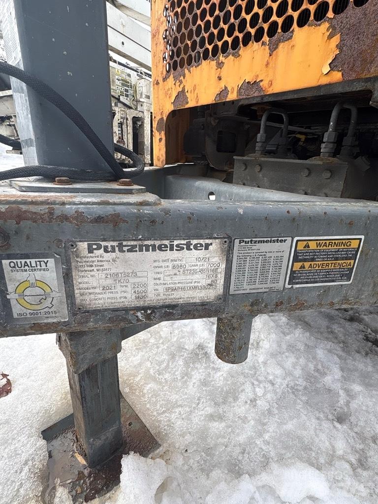 Putzmeister TK 70 Бетононасосы