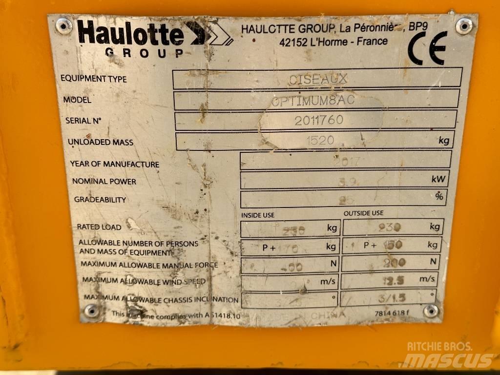 Haulotte OPTIMUM 8 Ножничные подъемники