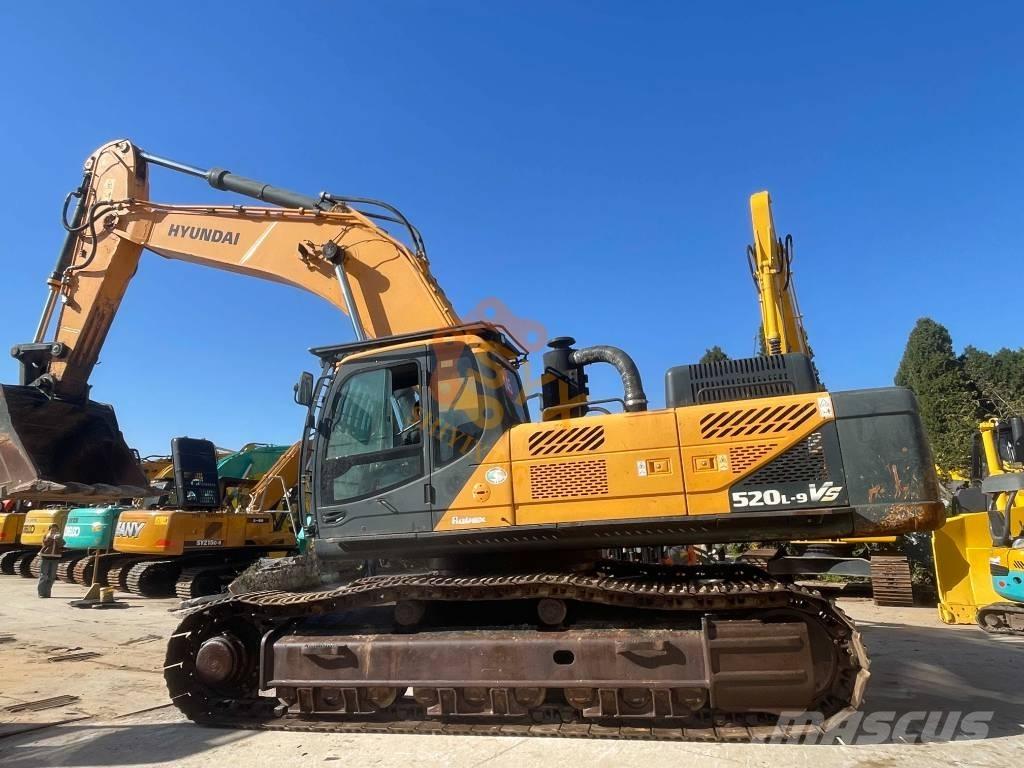 Hyundai Robex 520 VS Гусеничные экскаваторы