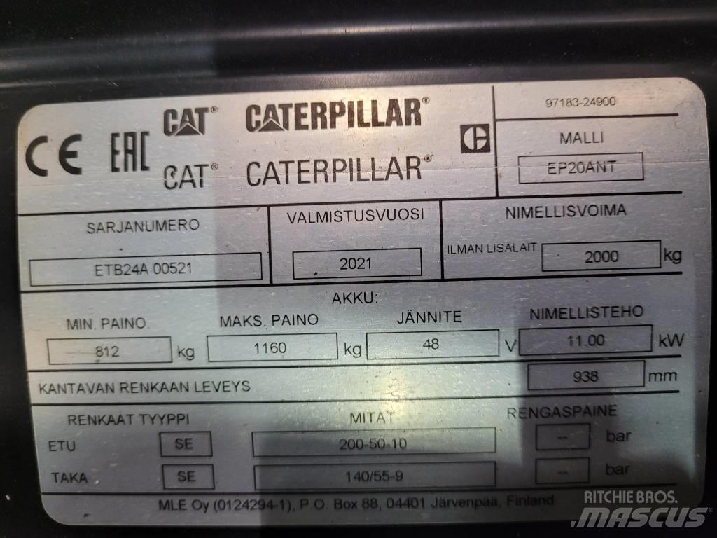 CAT EP20 ANT Электропогрузчики