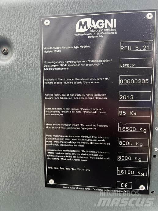 Magni RTH 5.21 Телескопические погрузчики